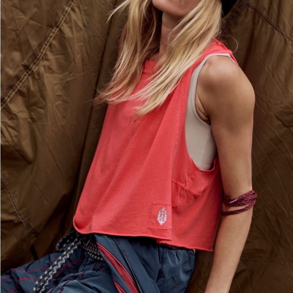 FP Movement by Free People Bright Red Tank Top